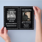 Gotische begrafenis Orde van Service Rock Black De Flyer (Hand)