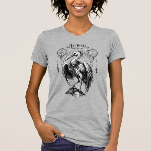 Gotische beschermer Halphas in vlucht T-shirt