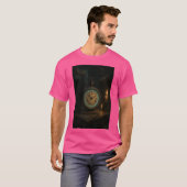 Gotische bibliotheek t-shirt (Voorkant volledig)