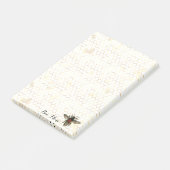 Gotische bij post-it® notes (Schuin)