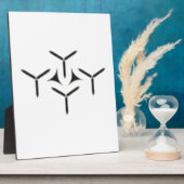 Gotische Blade Plaque Fotoplaat (Zijkant)