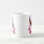 Gotische bloemblaadjes koffiemok (Center)