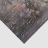 Gotische bloemboog met typografie voor decoupage tissuepapier (Detail)