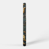 Gotische bloemen en rollen samsung galaxy hoesje (Rechterkant)