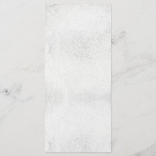 Gotische Bloemen Schedel Zwart & Wit Bruiloft Menu (Achterkant)