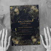 Gotische Bloemen Volwassen Halloween Kostuum Party Kaart