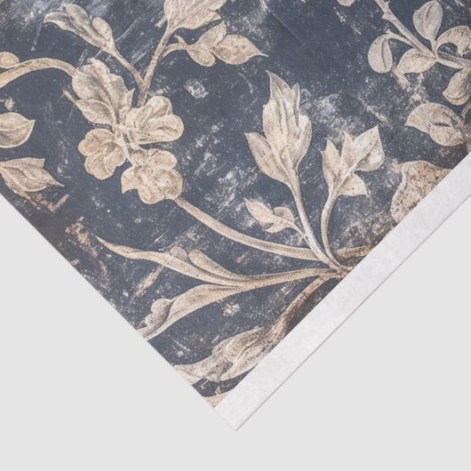  Gotische Bloemenraaf Decoupage Tissuepapier (Detail)