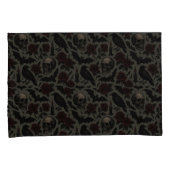 gotische bloemenschedel met ingewikkelde details kussensloop (Voorkant-Rechts)