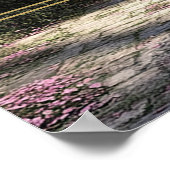 Gotische bloementuin bruiloft welkomstbord poster (Hoek)