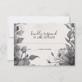 Gotische Bloementuin Poort Pagan Handfasten RSVP Kaartje (Voorkant)