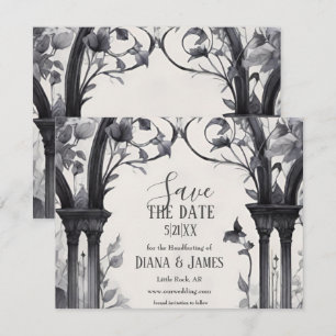 Gotische Bloementuin Poort Pagan Handfasten Save The Date