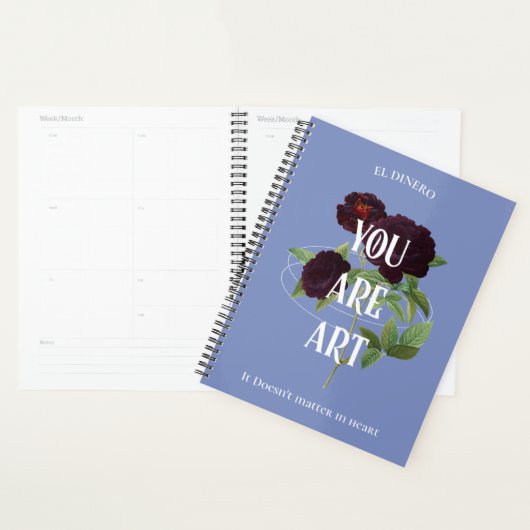 Gotische bloemige elegantie in elke pagina planner (Display)