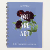 Gotische bloemige elegantie in elke pagina planner (Voorkant)