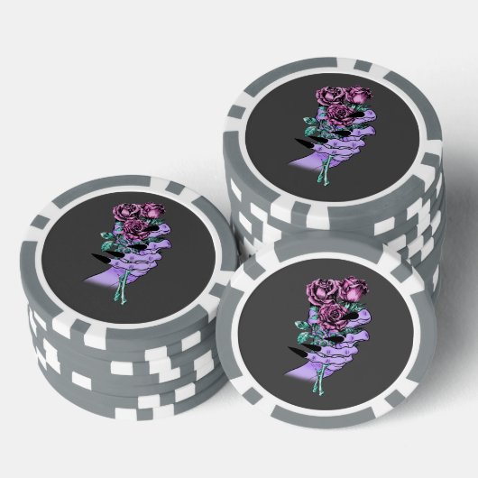 Gotische boeket poker chip (Opstapeling)