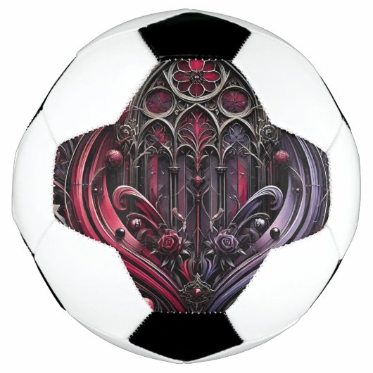 Gotische Bogen Custom Voetbal (Voorkant)