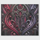 gotische bogen inpakpapier (Vlak)