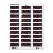 Gotische Bogen Retouradreslabel Etiket (Full Sheet)