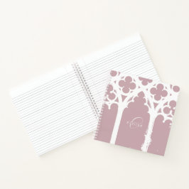 Gotische Boog Elegante Minimale Chic Typografie Ro Notitieboek