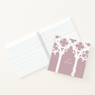 Gotische Boog Elegante Minimale Chic Typografie Ro Notitieboek