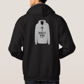 Gotische Boog Kruis Ritssluiting Hoodie - Pad naar (Achterkant)