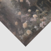 Gotische boog met piano en bloemen Decoupage Tissuepapier (Detail)