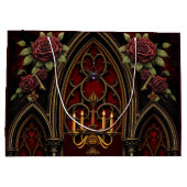 Gotische boog met schedels. groot cadeauzakje (Achterkant)