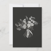 Gotische Boog Save the Date Bruiloft Kaart (Achterkant)