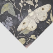 gotische botanische mot Halloween Decoupage Tissuepapier (Detail)