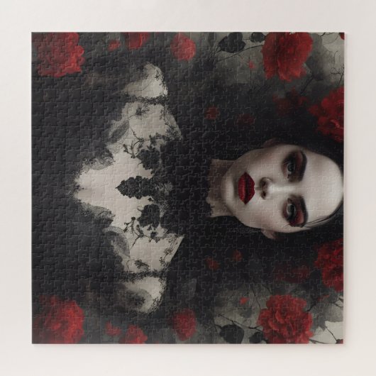 Gotische bruid legpuzzel (Horizontaal)