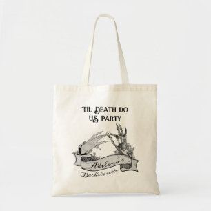 Gotische bruid of Die Til Death Bachelorette Weeke Tote Bag