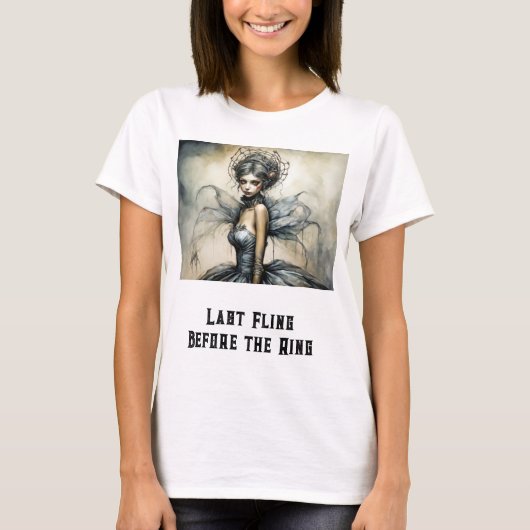 Gotische bruid t-shirt (Voorkant)