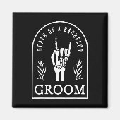 Gotische bruidegom dood van een Bachelor bruiloft  Magneet (Voorkant)