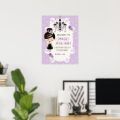 Gotische bruidsfeest verwelkomingsbord poster (Thuiskantoor)