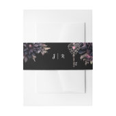 Gotische bruiloft buik band uitnodiging uitnodigingen wikkel (Voorkant Voorbeeld)