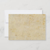 Gotische bruiloft dank u auto Dark Flowers Bedankkaart (Achterkant)