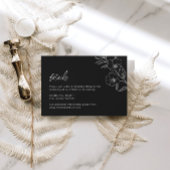 Gotische bruiloft Details Behuizing Kaart