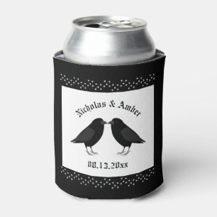 Gotische bruiloft kussen Ravens Custom Blikjeskoeler