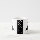 Gotische bruiloft kussen Ravens Custom Espresso Kop (Voorkant)