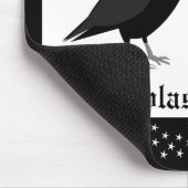 Gotische bruiloft kussen Ravens Custom Muismat (Hoek)