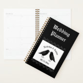 Gotische bruiloft kussen Ravens Custom Planner (Display)