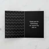 Gotische bruiloft kussen Ravens Custom Wedding Kaart (Binnen)