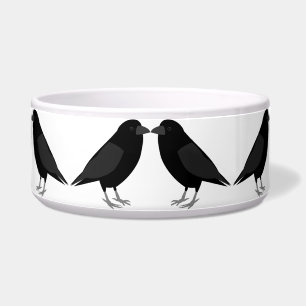 Gotische bruiloft kussen Ravens Patroon Voerbakje