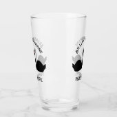 Gotische bruiloft kussen zwarte zwanen Custom Glas (Links)