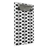 Gotische bruiloft kussen zwarte zwanen patroon mini klembord (Schuin)