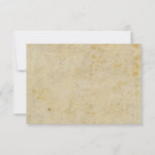 Gotische bruiloft met donkere bloemen save the date (Achterkant)