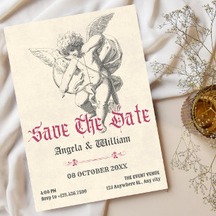  gotische bruiloft save the date