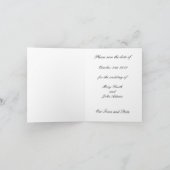 Gotische bruiloft Save the Date Kaart (Binnen)