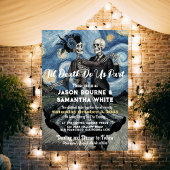 Gotische bruiloft Schattigee skeletten Dans Van Go Kaart