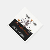 Gotische bruiloft skelet drank voedsel slechte dan servet (Hoek)