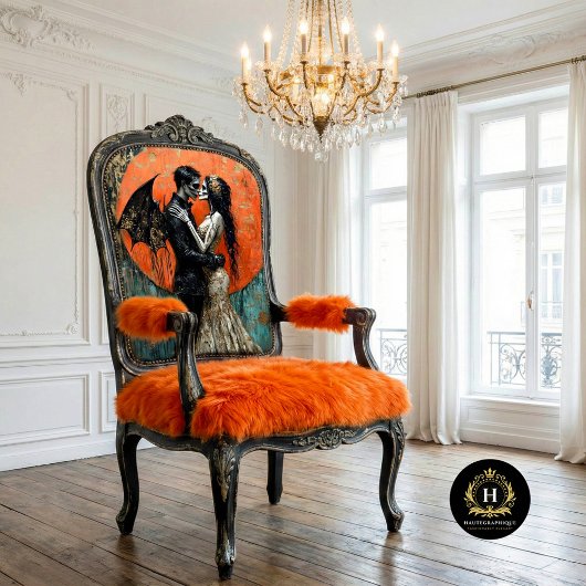 Gotische bruiloft Skelet Zeemeermin Schedel Decoup Tissuepapier